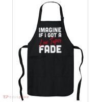 Imagine If I Got A Low Taper Fade Funny Hairstyle Meme Apron thumb 0