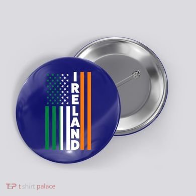 Ireland Irland Irish Flag Gift Button