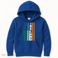 Ireland Irland Irish Flag Gift Kids Hoodie thumb 0