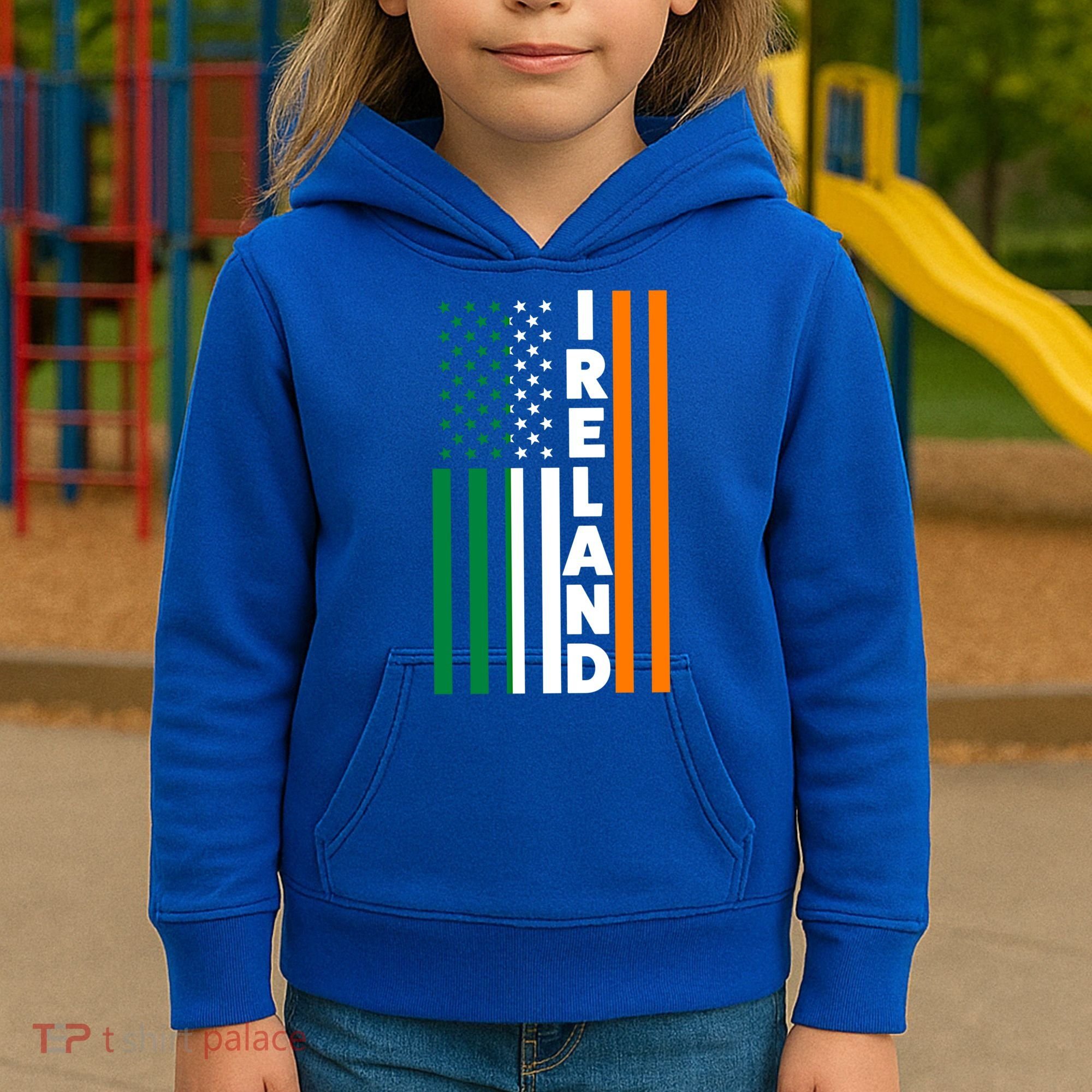 Ireland Irland Irish Flag Gift Kids Hoodie