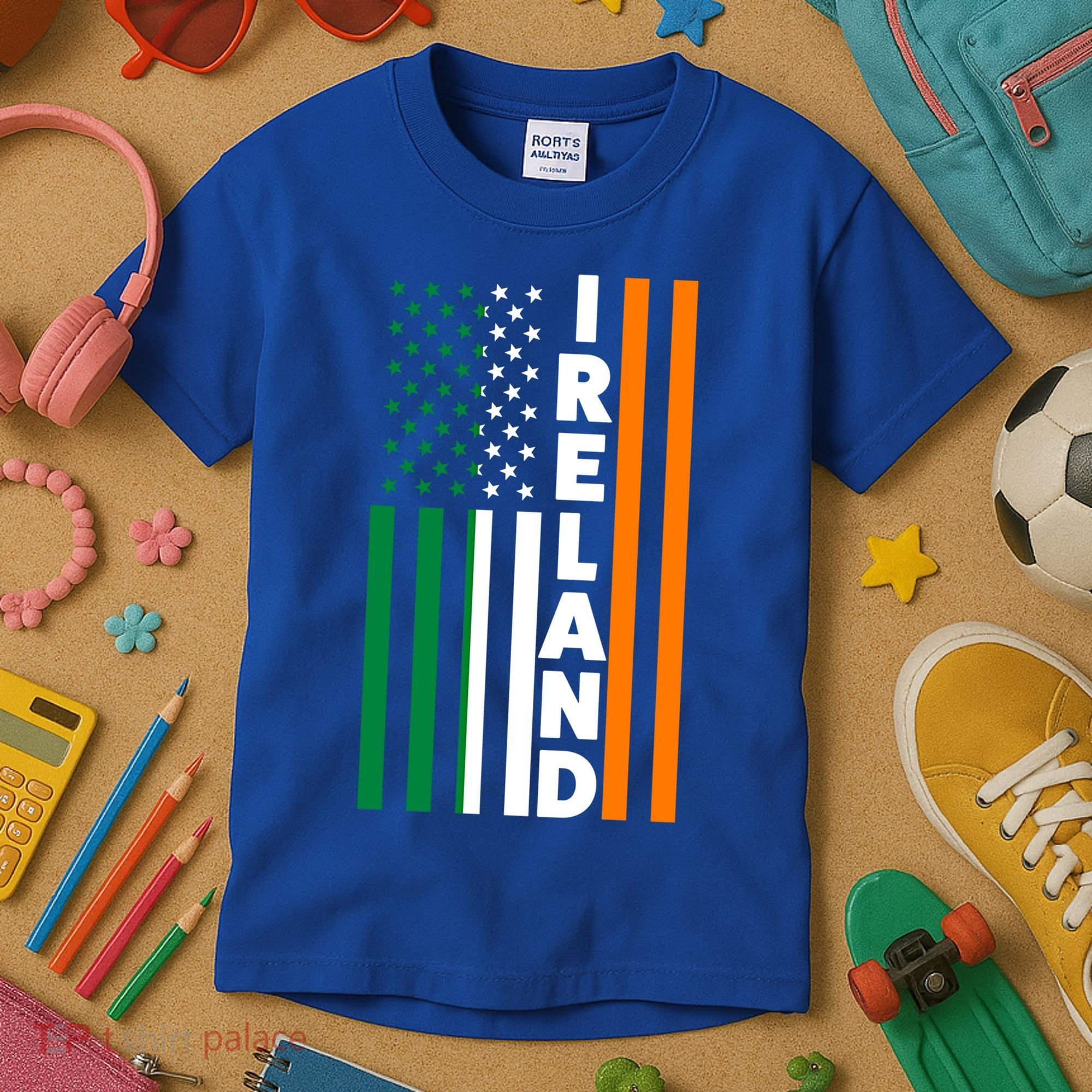 Ireland Irland Irish Flag Gift Kids T-Shirt