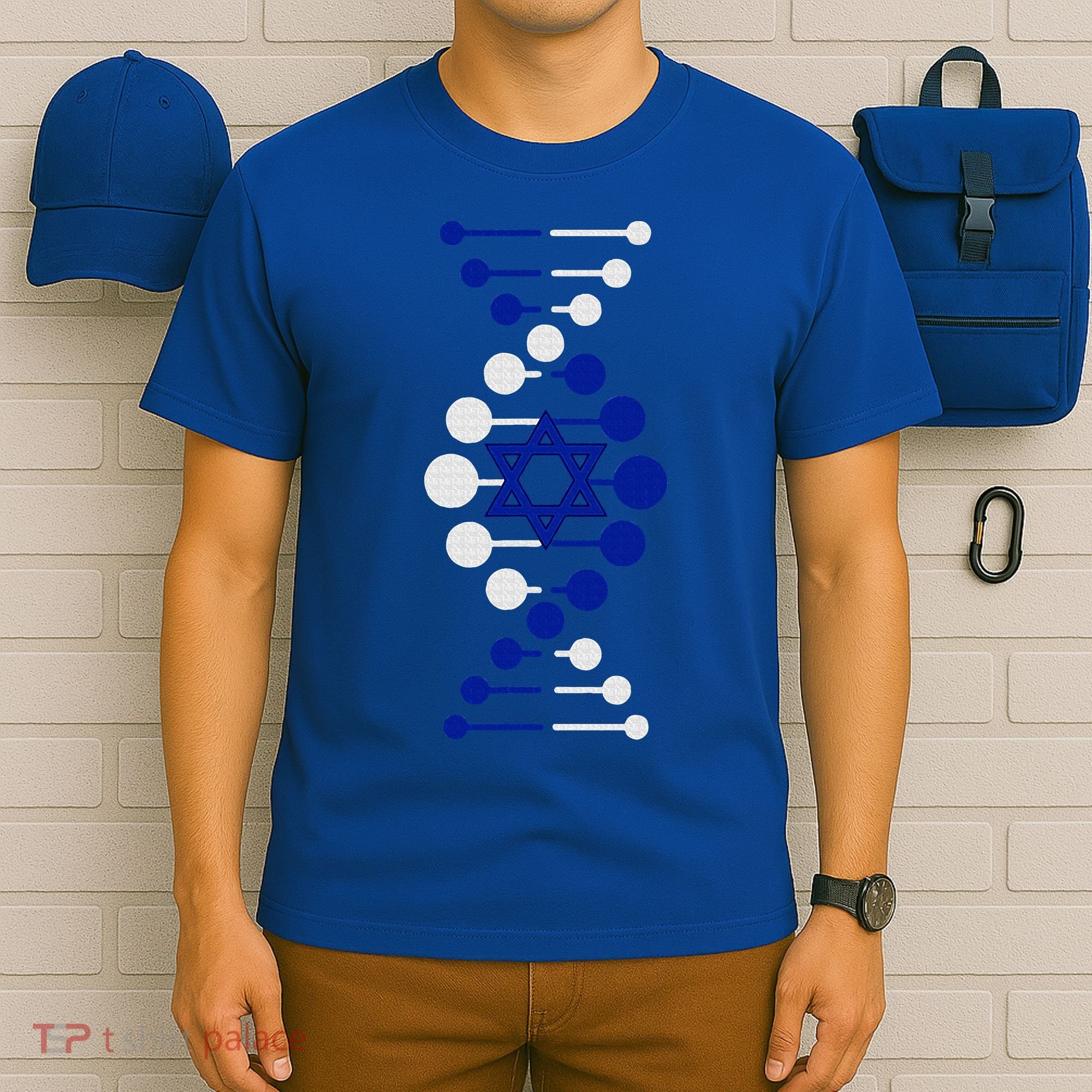 Israel, It's In My DNA Star of David Am Yisrael Chai T-Shirt
