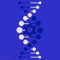 Israel, It's In My DNA Star of David Am Yisrael Chai T-Shirt thumb 7