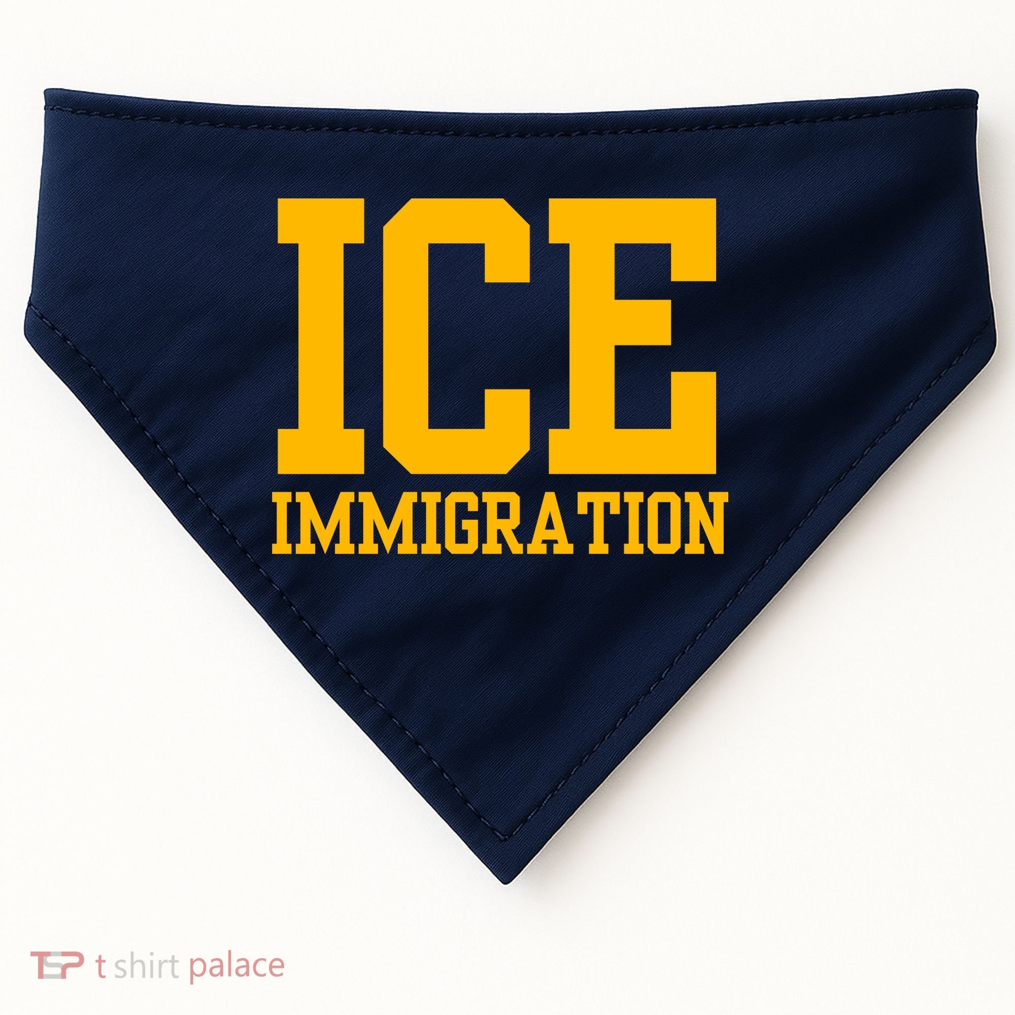 Ice Immigration USA-Made Doggie Bandana