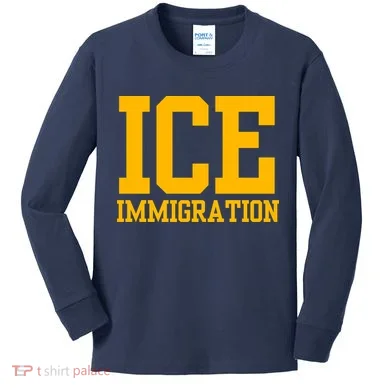Ice Immigration Kids Long Sleeve Shirt