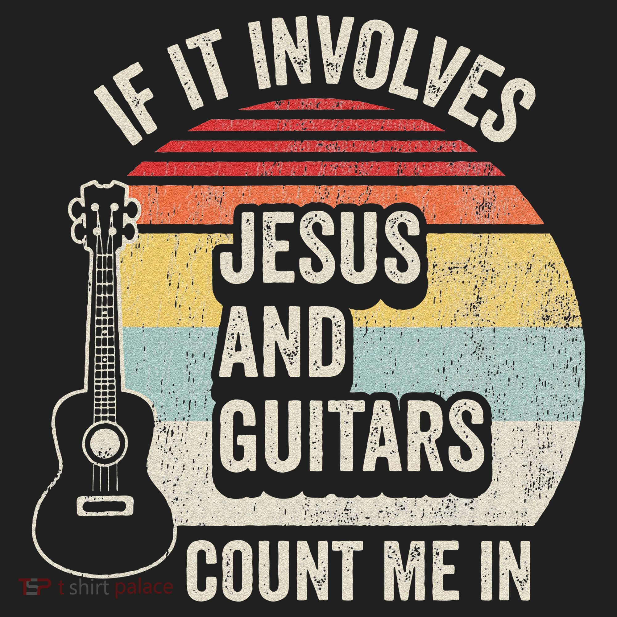 If It Involves Jesus And Guitars Count Me In Beanie