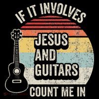 If It Involves Jesus And Guitars Count Me In Women's Tank Top thumb 5