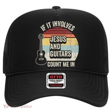 If It Involves Jesus And Guitars Count Me In Hat
