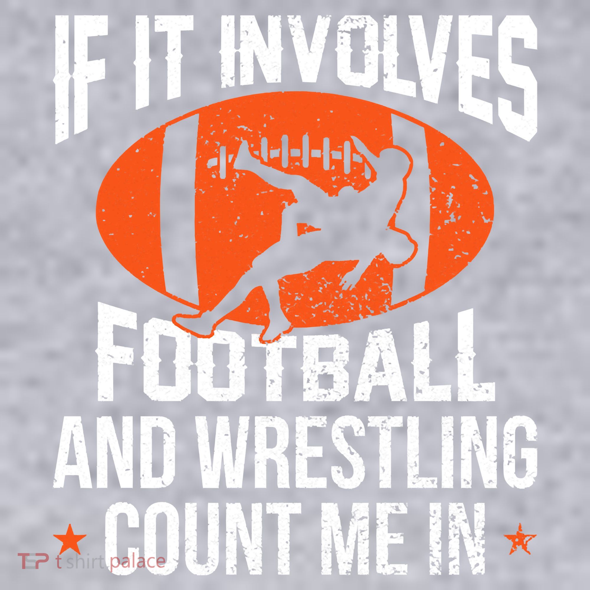 If It Involves Football And Wrestling Count Me Women's Racerback Cropped Tank