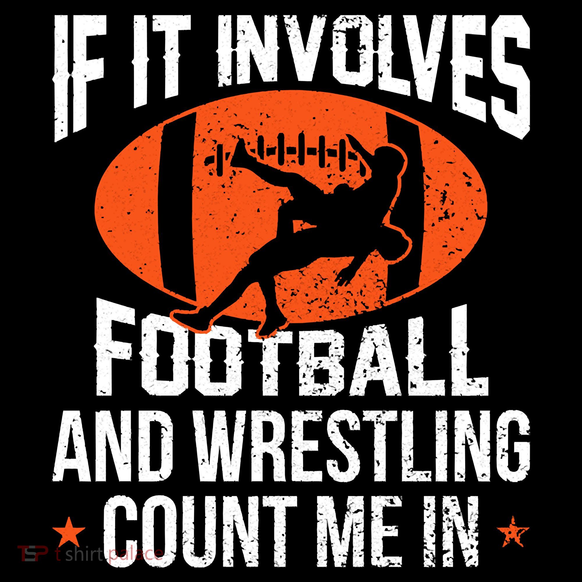 If It Involves Football And Wrestling Count Me Ornament