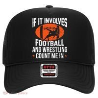 If It Involves Football And Wrestling Count Me Hat thumb 0