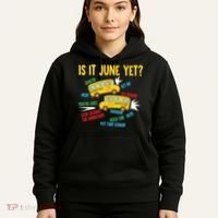 Is It June Yet Funny Loud Students School Bus Driver Hoodie thumb 5