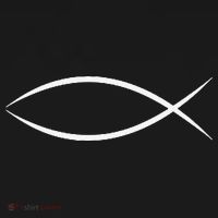 ICHTHYS ICHTHUS JESUS FISH CHRISTIAN SYMBOL Ornament thumb 1