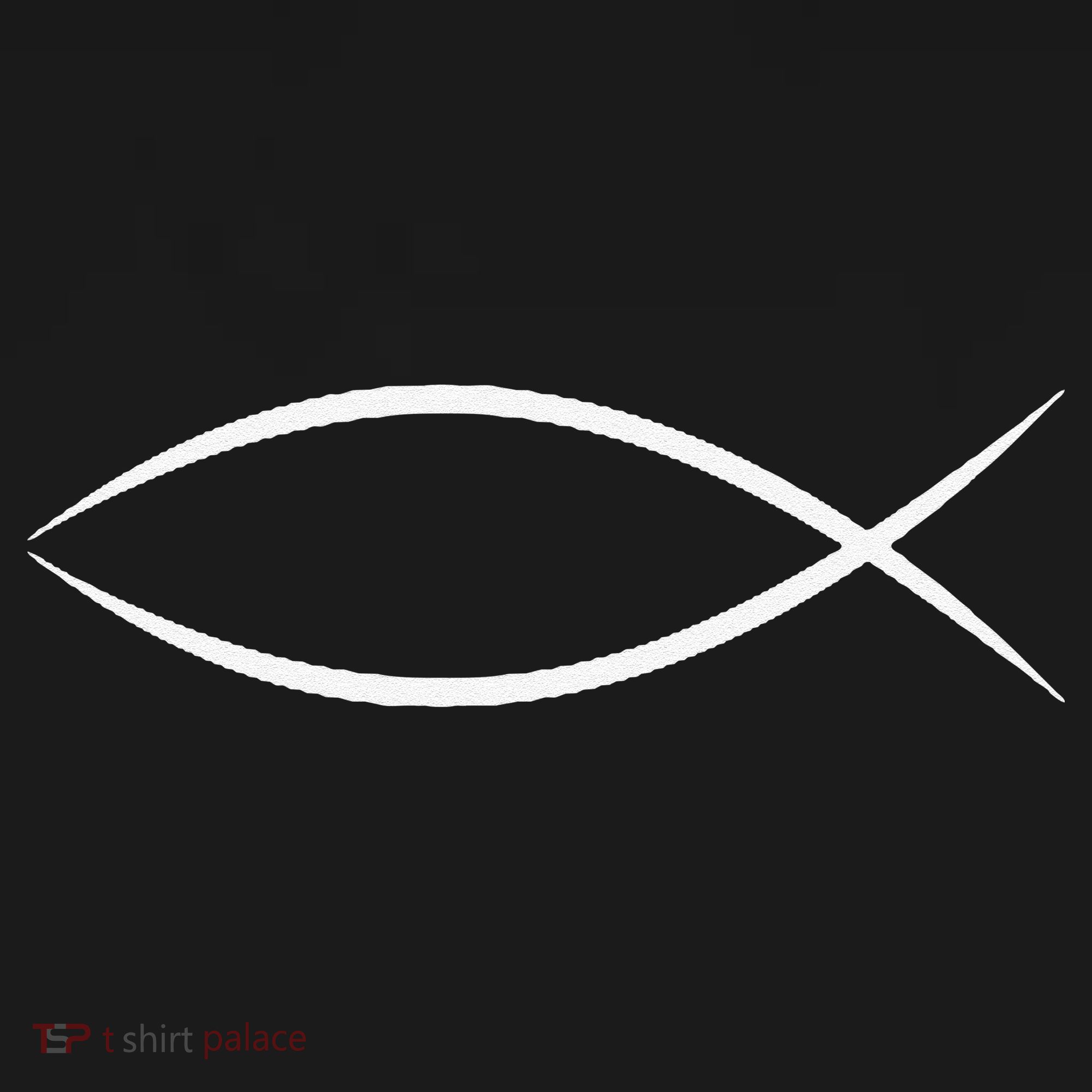 ICHTHYS ICHTHUS JESUS FISH CHRISTIAN SYMBOL Ornament