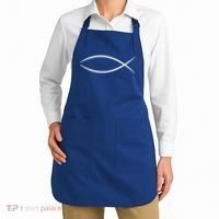 ICHTHYS ICHTHUS JESUS FISH CHRISTIAN SYMBOL Apron thumb 2