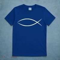 ICHTHYS ICHTHUS JESUS FISH CHRISTIAN SYMBOL T-Shirt thumb 5