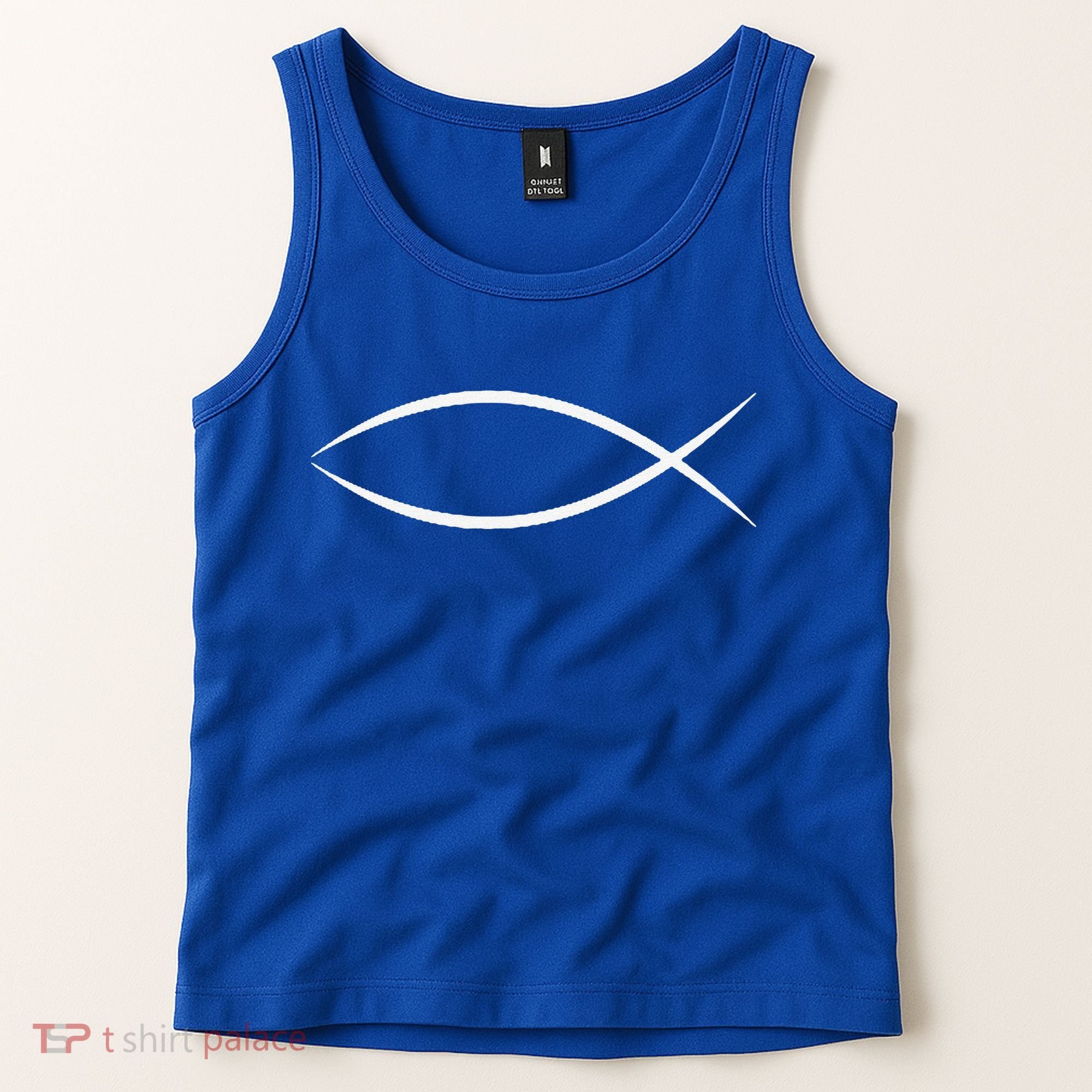 ICHTHYS ICHTHUS JESUS FISH CHRISTIAN SYMBOL Tank Top