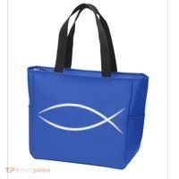 ICHTHYS ICHTHUS JESUS FISH CHRISTIAN SYMBOL Tote Bag thumb 3