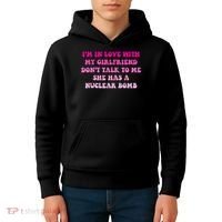 I'm In Love With My Girlfriend Don't Talk To Me Kids Hoodie thumb 4