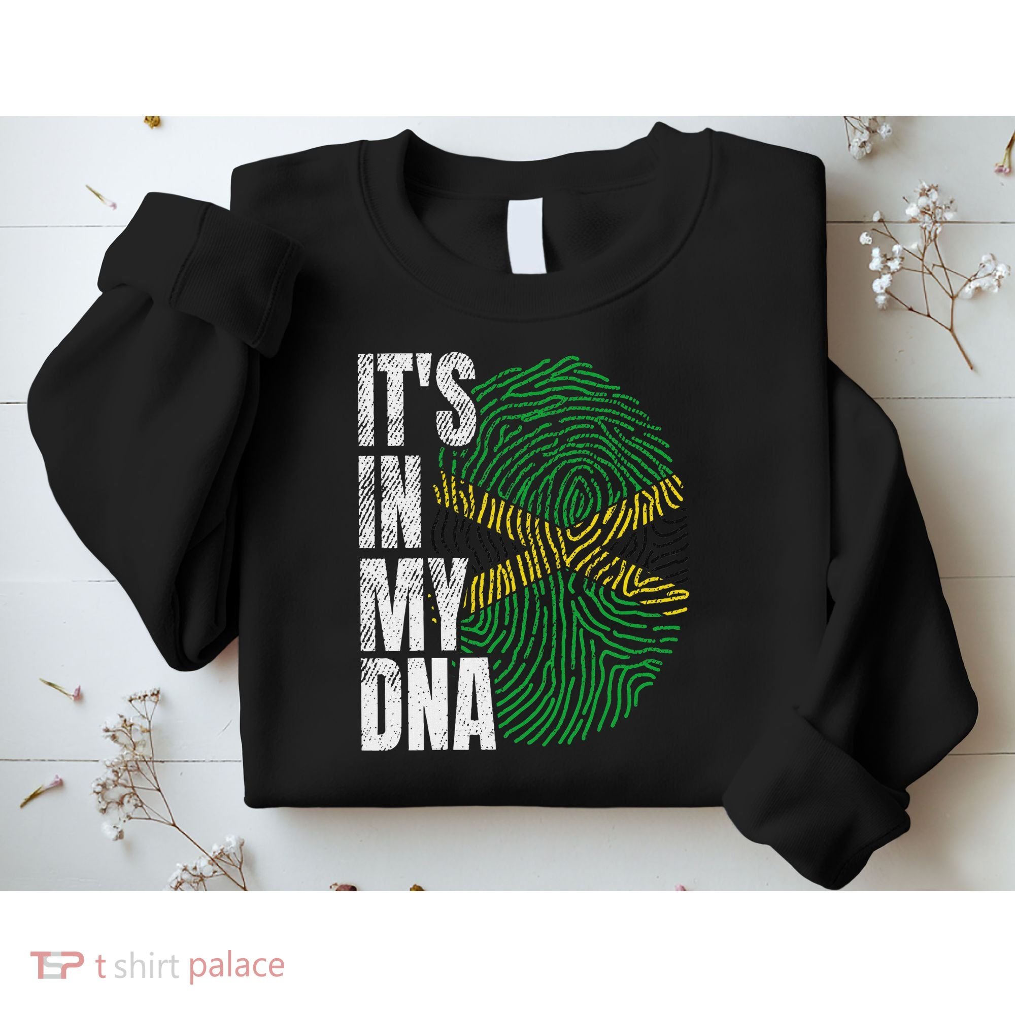 It's In My Dna Jamaican Flag Jamaica Boy Girl Gift Sweatshirt