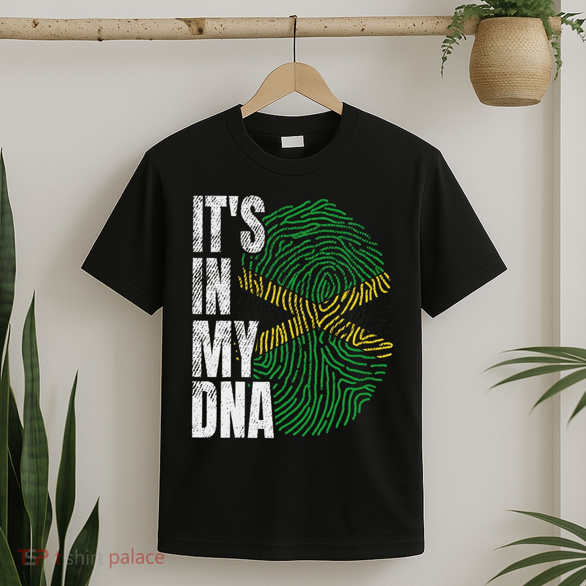 It's In My Dna Jamaican Flag Jamaica Boy Girl Gift T-Shirt