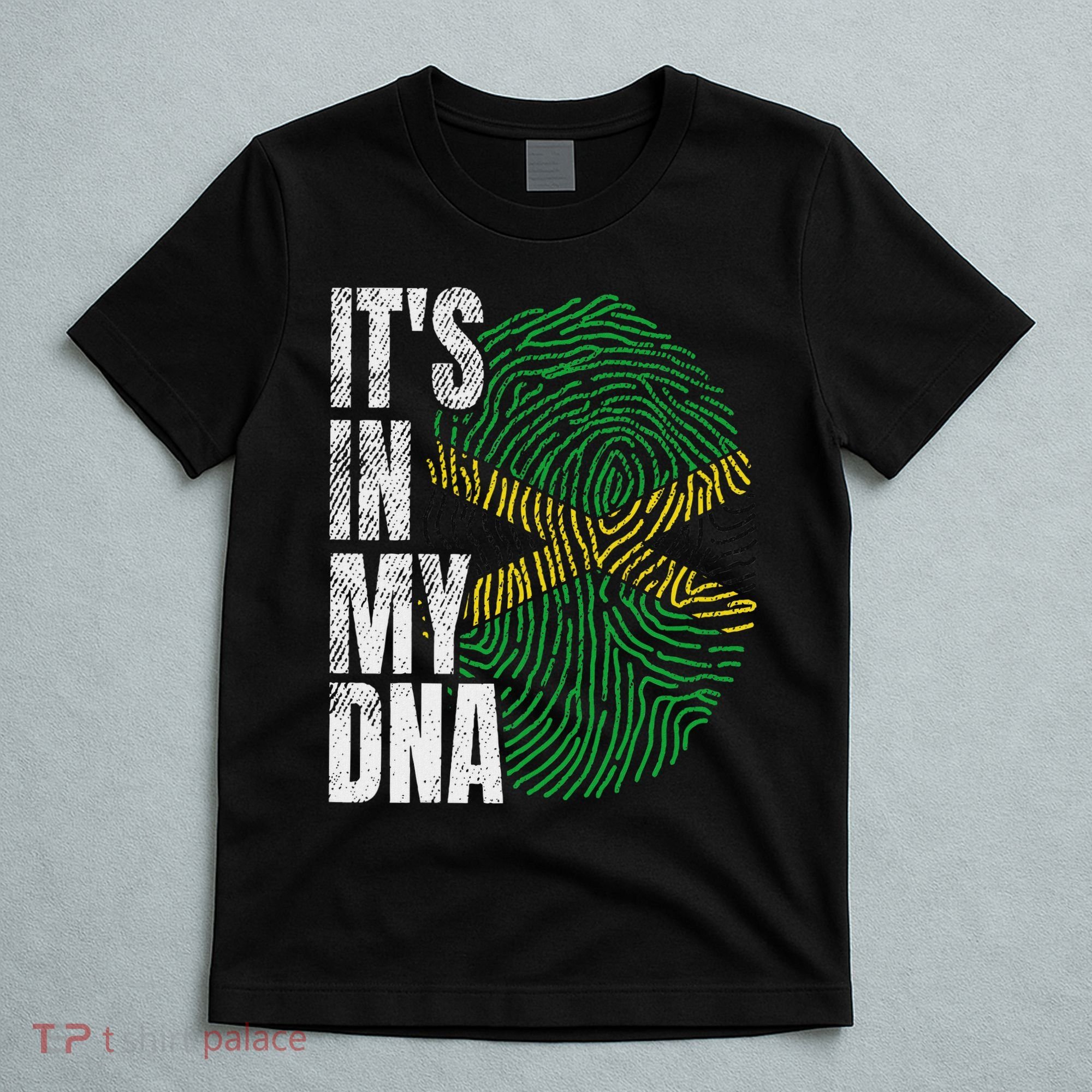 It's In My Dna Jamaican Flag Jamaica Boy Girl Gift T-Shirt