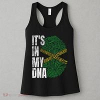 It's In My Dna Jamaican Flag Jamaica Boy Girl Gift Women's Tank Top thumb 3