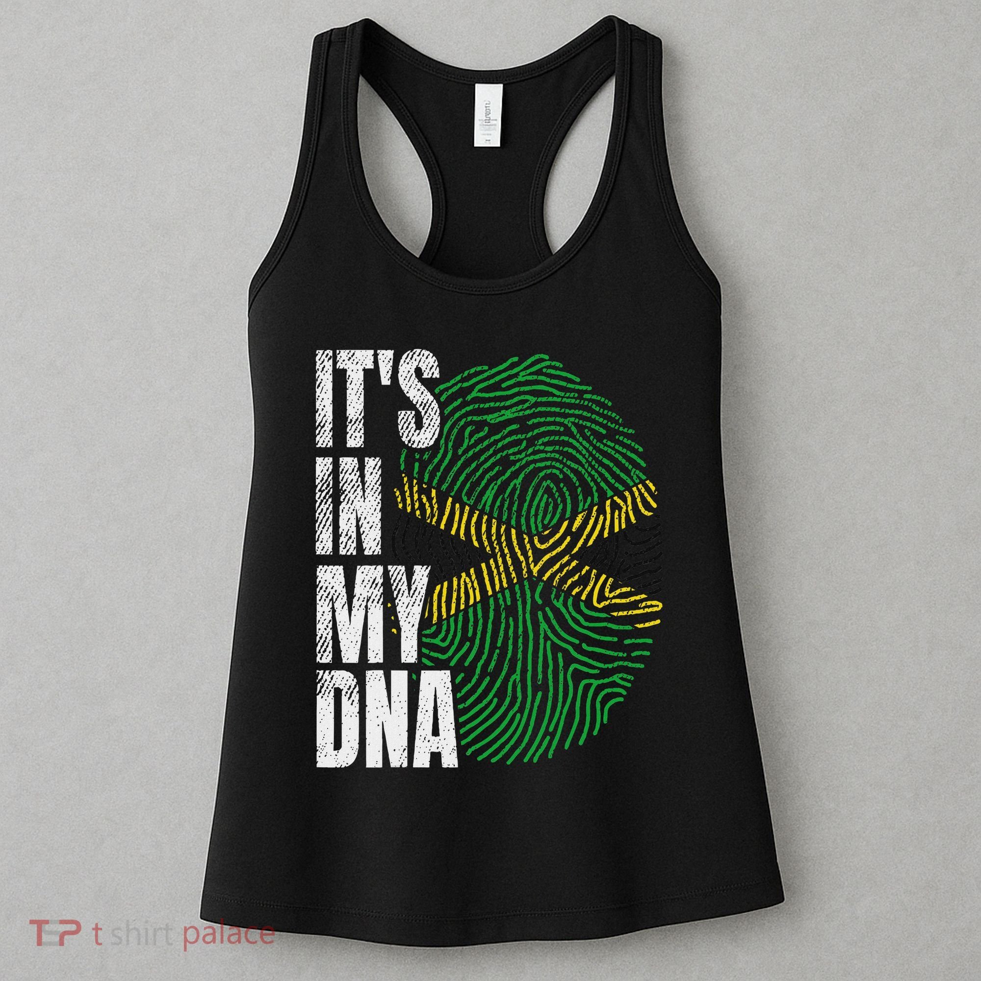 It's In My Dna Jamaican Flag Jamaica Boy Girl Gift Women's Tank Top