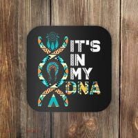 It's In My DNA Indigenous People's Day Native American Coaster thumb 0