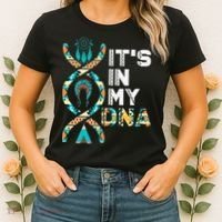 It's In My DNA Indigenous People's Day Native American Women's T-Shirt thumb 2