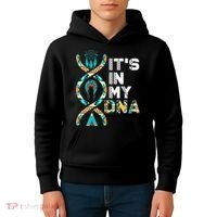It's In My DNA Indigenous People's Day Native American Kids Hoodie thumb 4