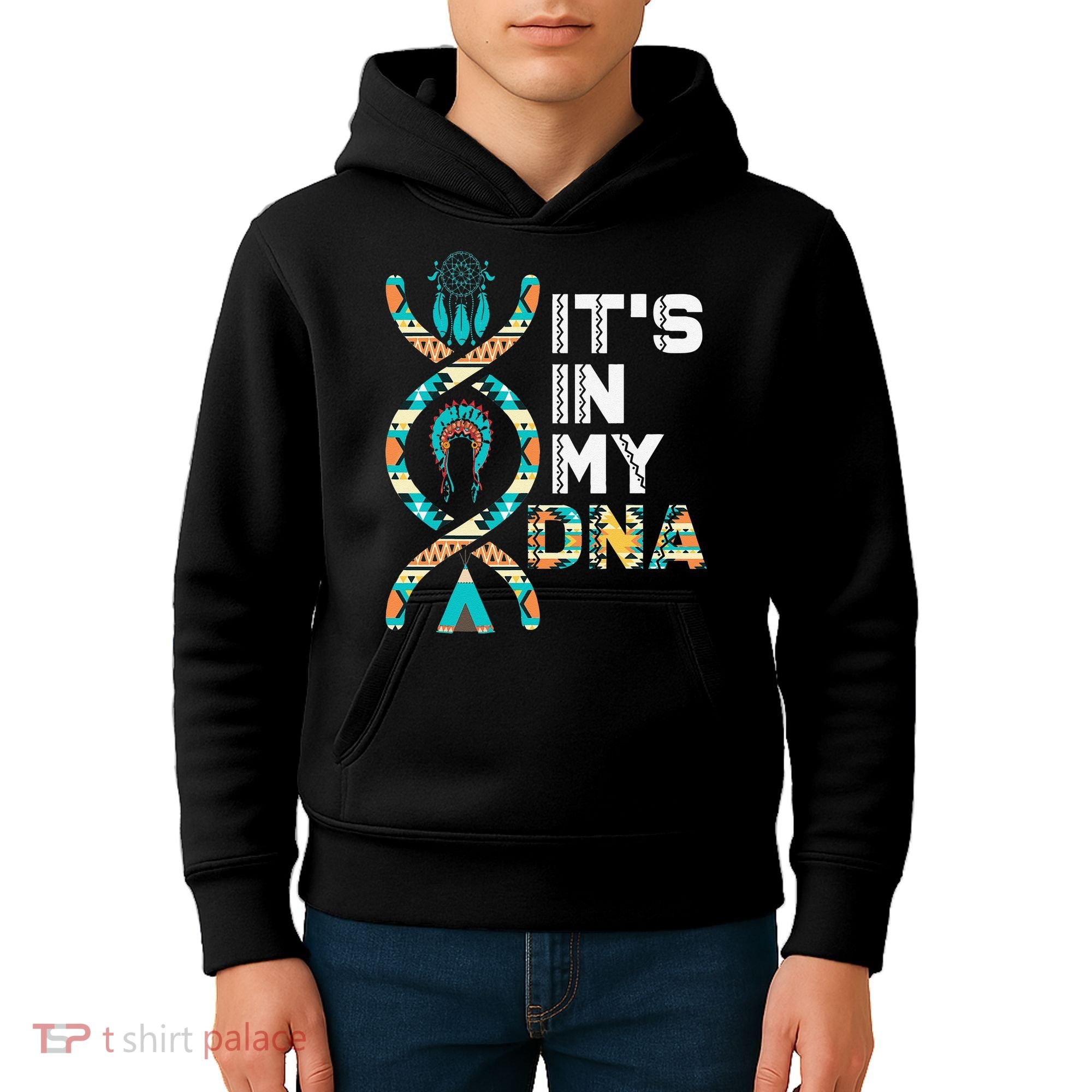 It's In My DNA Indigenous People's Day Native American Kids Hoodie