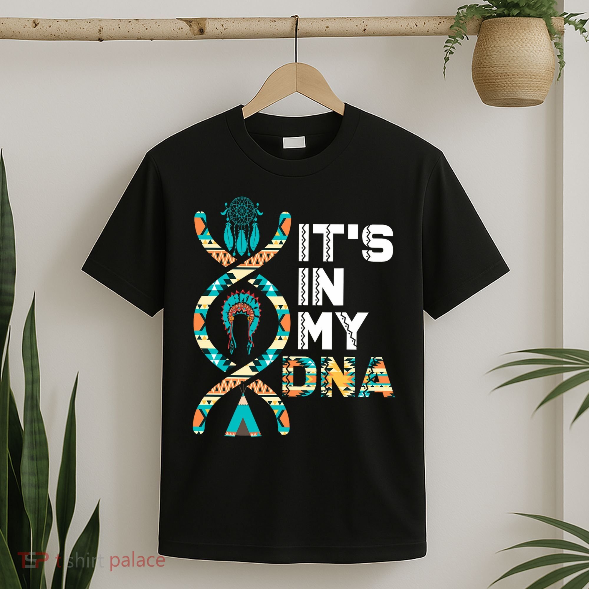 It's In My Dna Indigenous People's Day Native American Mens T-Shirt