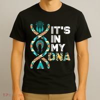 It's In My Dna Indigenous People's Day Native American Mens T-Shirt thumb 3