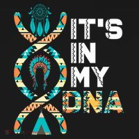 It's In My Dna Indigenous People's Day Native American Mens Visor thumb 3