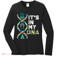 It's In My Dna Indigenous People's Day Native American Mens Women's Long Sleeve Shirt thumb 0