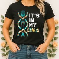 It's In My Dna Indigenous People's Day Native American Mens Women's T-Shirt thumb 2