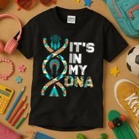 It's In My Dna Indigenous People's Day Native American Mens Kids T-Shirt thumb 3