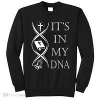 Its In My Dna Trust God Jesus Christian Faith Men Easter Day Sweatshirt thumb 0