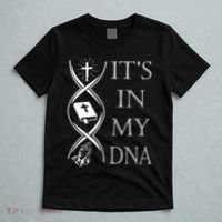 Its In My Dna Trust God Jesus Christian Faith Men Easter Day T-Shirt thumb 5