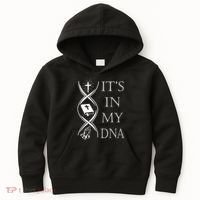 Its In My Dna Trust God Jesus Christian Faith Men Easter Day Kids Hoodie thumb 0