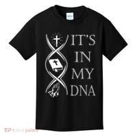 Its In My Dna Trust God Jesus Christian Faith Men Easter Day Kids T-Shirt thumb 0