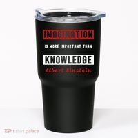 Imagination Is More Important Than Knowledge Albert Einstein Quote Funny Quote Tumbler thumb 0
