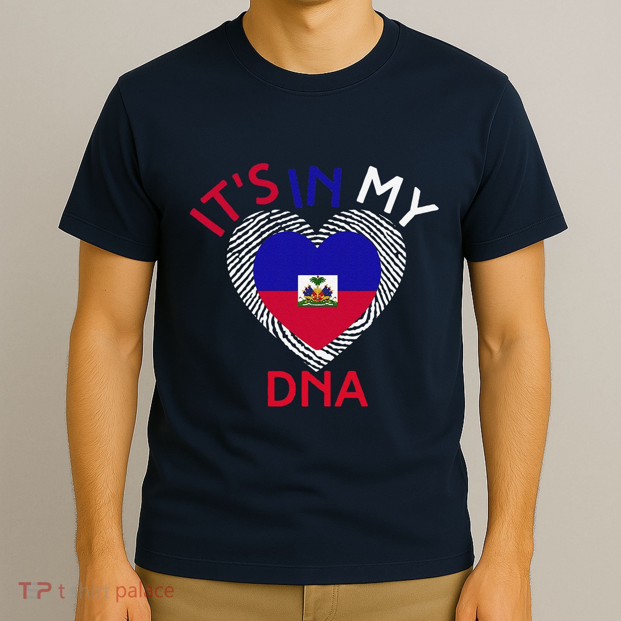ItS In My Dna Haiti Flag Haitian Life Pride Haiti Patriotic T-Shirt
