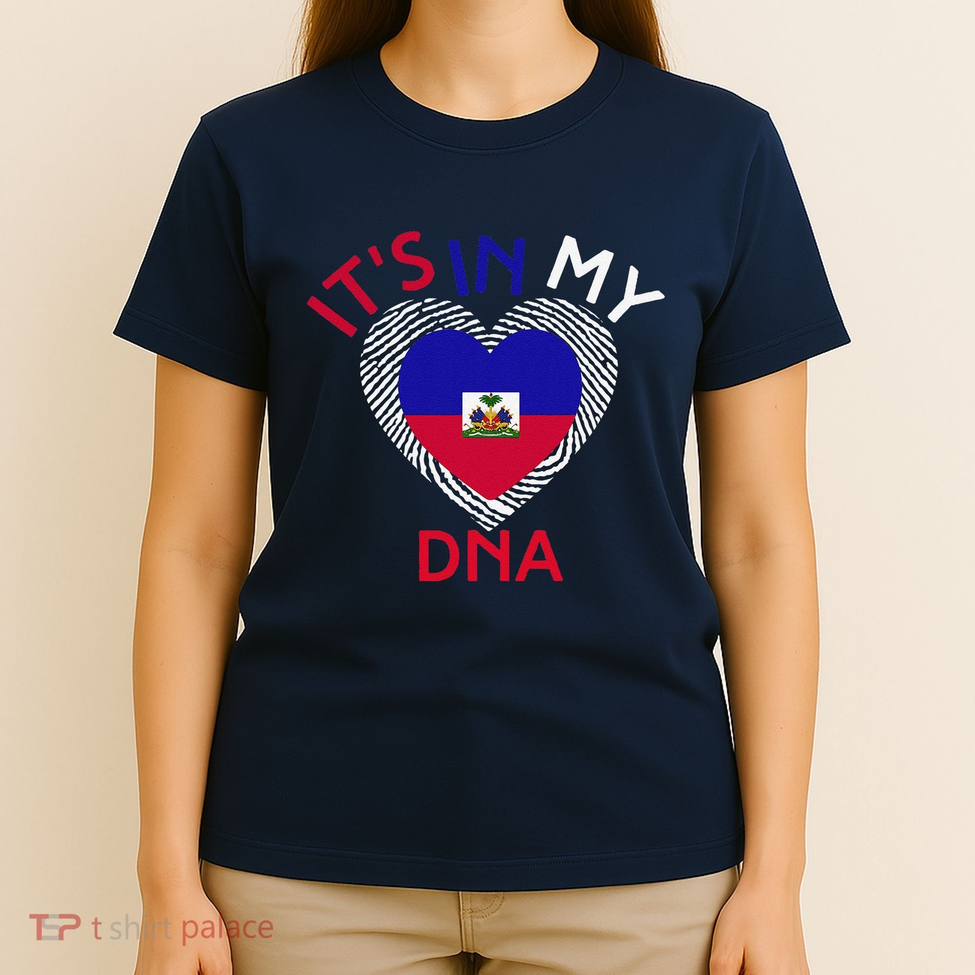 ItS In My Dna Haiti Flag Haitian Life Pride Haiti Patriotic T-Shirt
