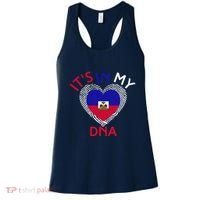 ItS In My Dna Haiti Flag Haitian Life Pride Haiti Patriotic Women's Tank Top thumb 0