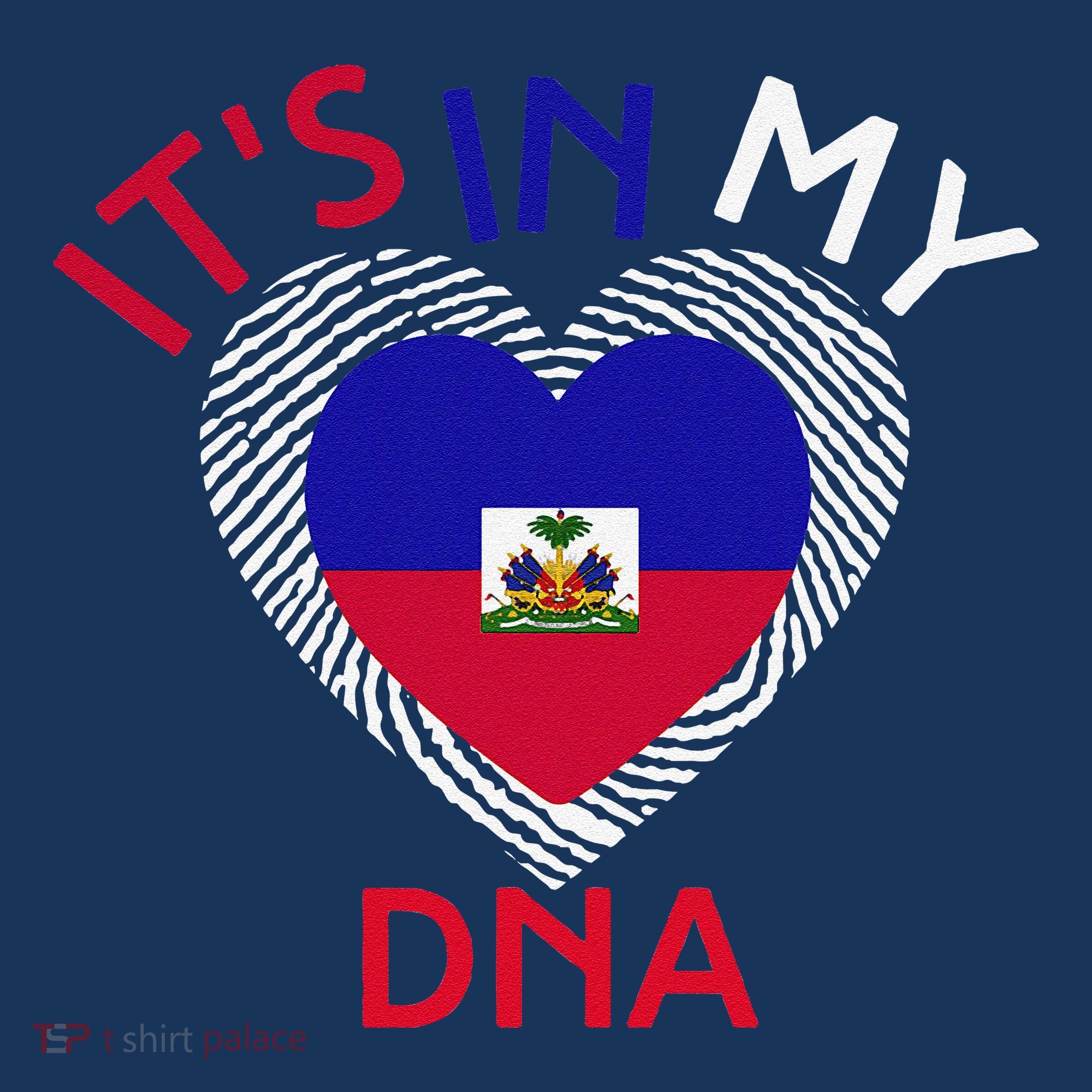 ItS In My Dna Haiti Flag Haitian Life Pride Haiti Patriotic Women's Tank Top