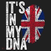 It's In My Dna England Union Jack Flag Christmas Gift Meaningful Gift Women's Sweatshirt thumb 2
