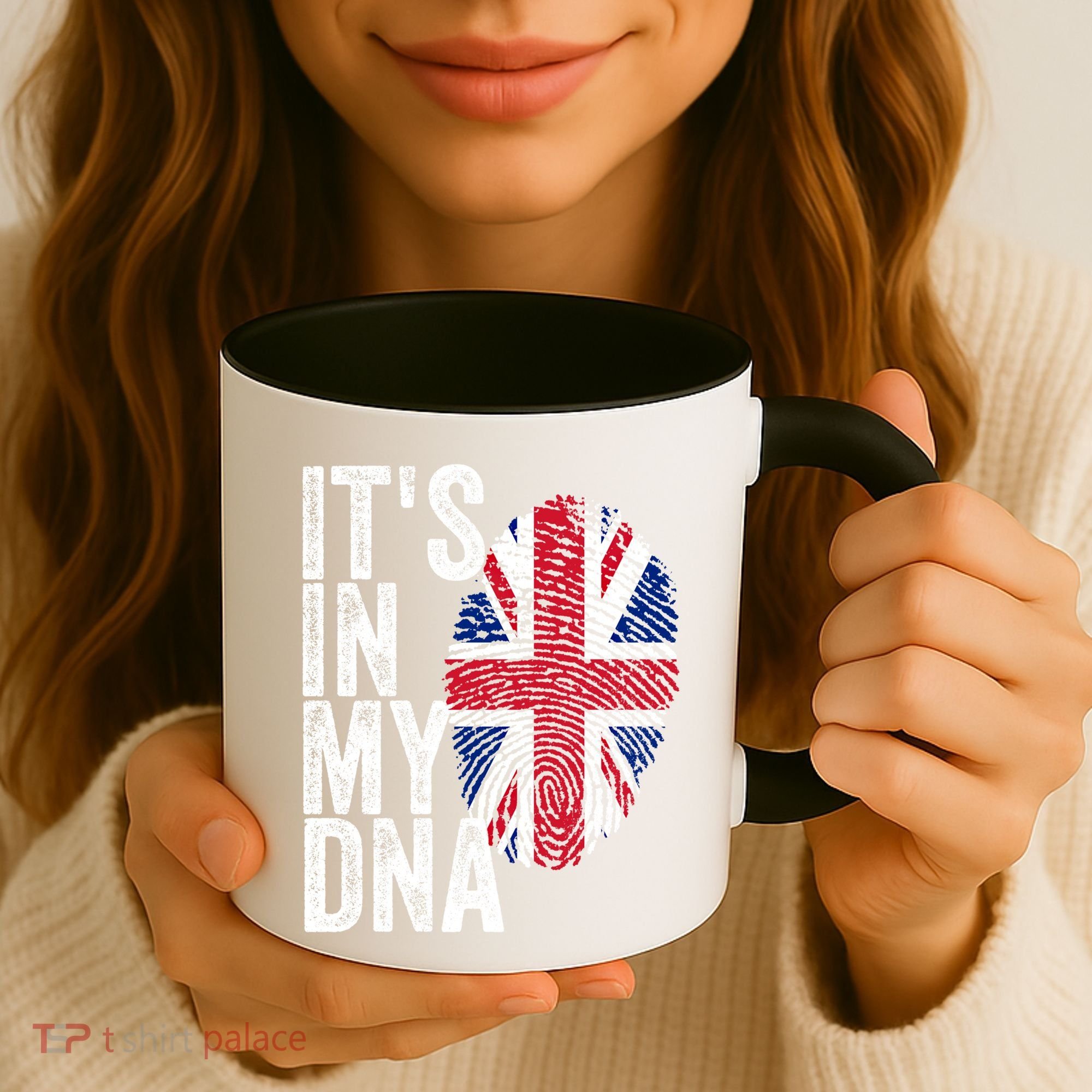 It's In My Dna England Union Jack Flag Christmas Gift Meaningful Gift Coffee Mug