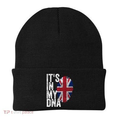 It's In My Dna England Union Jack Flag Christmas Gift Meaningful Gift Beanie